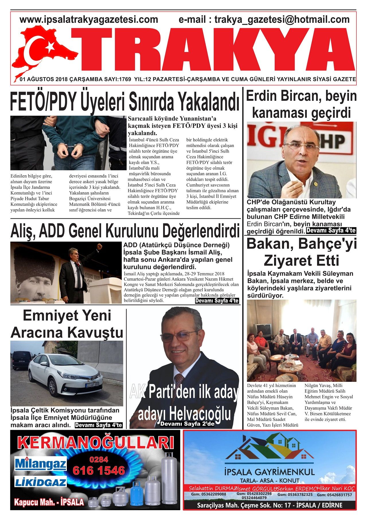 1 Ağustos 2018