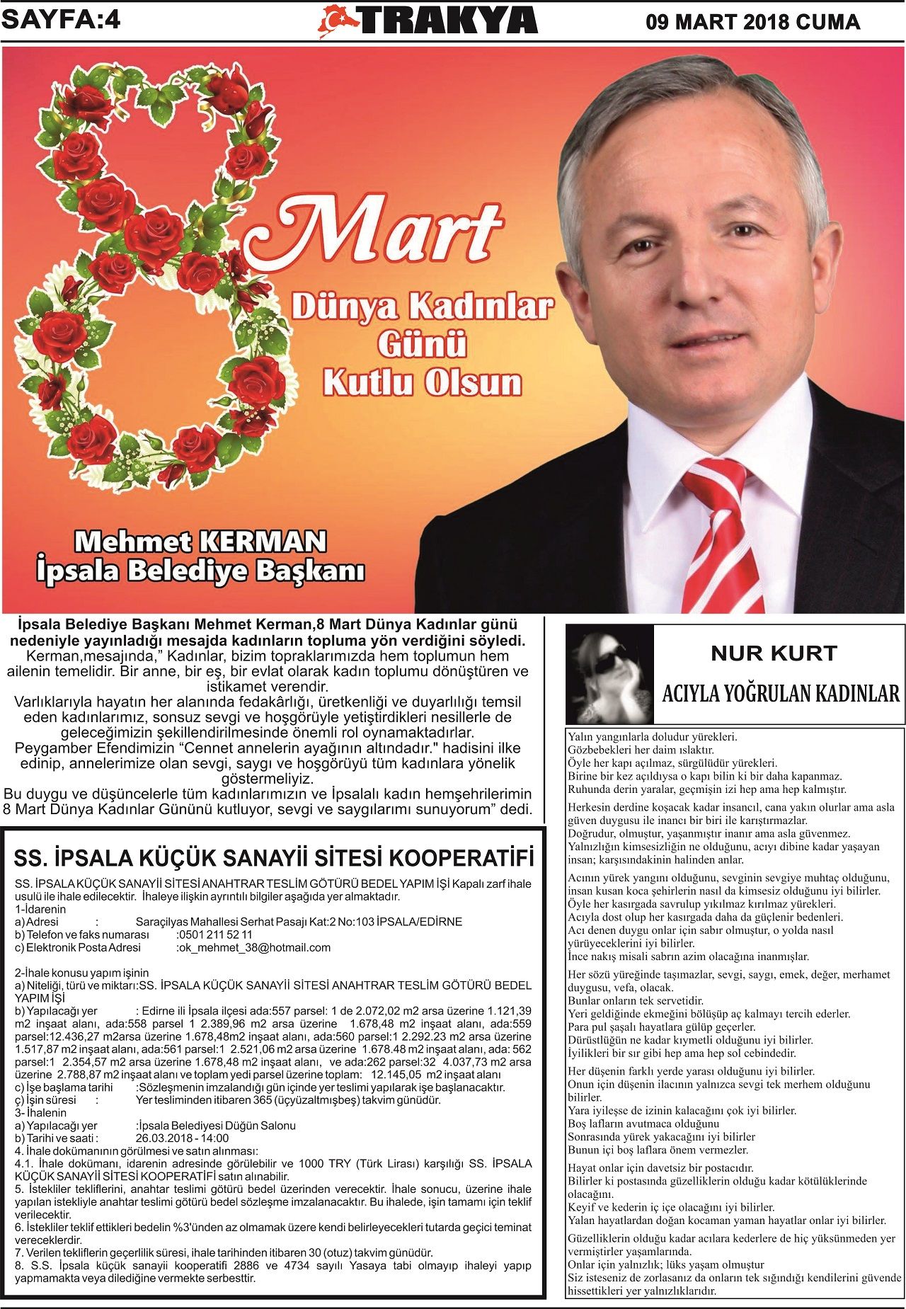 09 Mart 2018