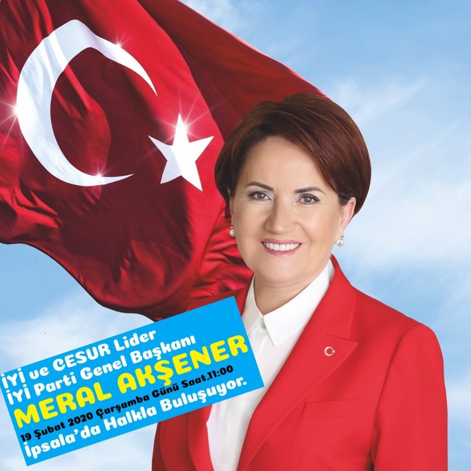 Akşener, Bugün İpsala’da