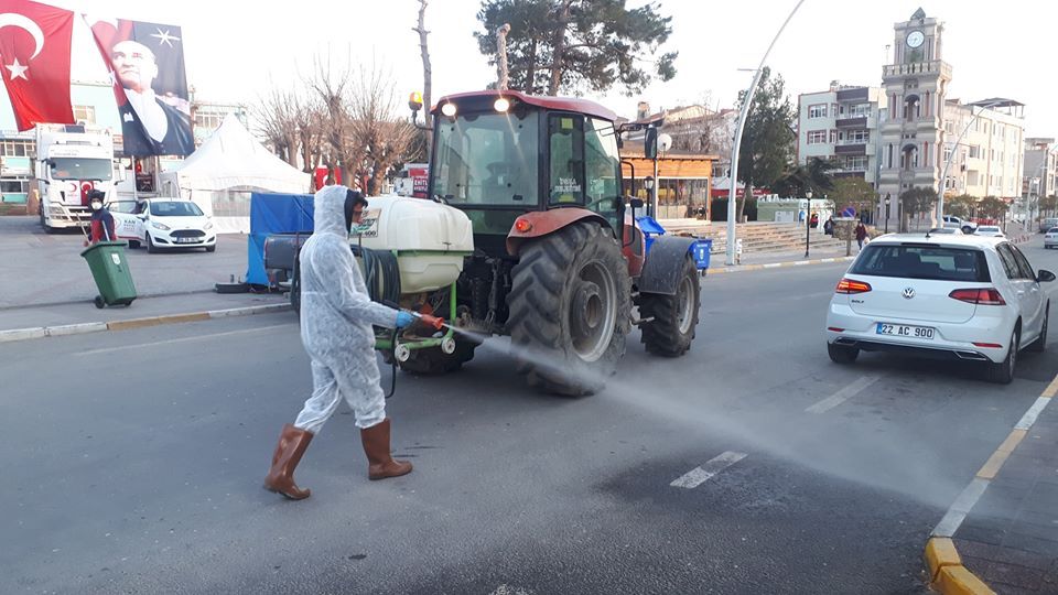 Yer Gök Dezenfekte Edildi.