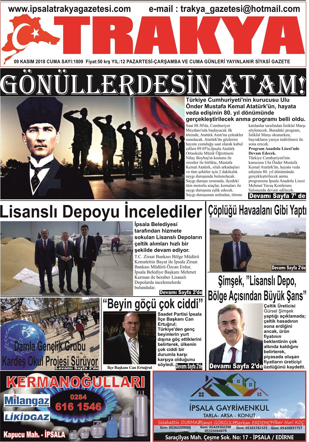 09 Kasım 2018