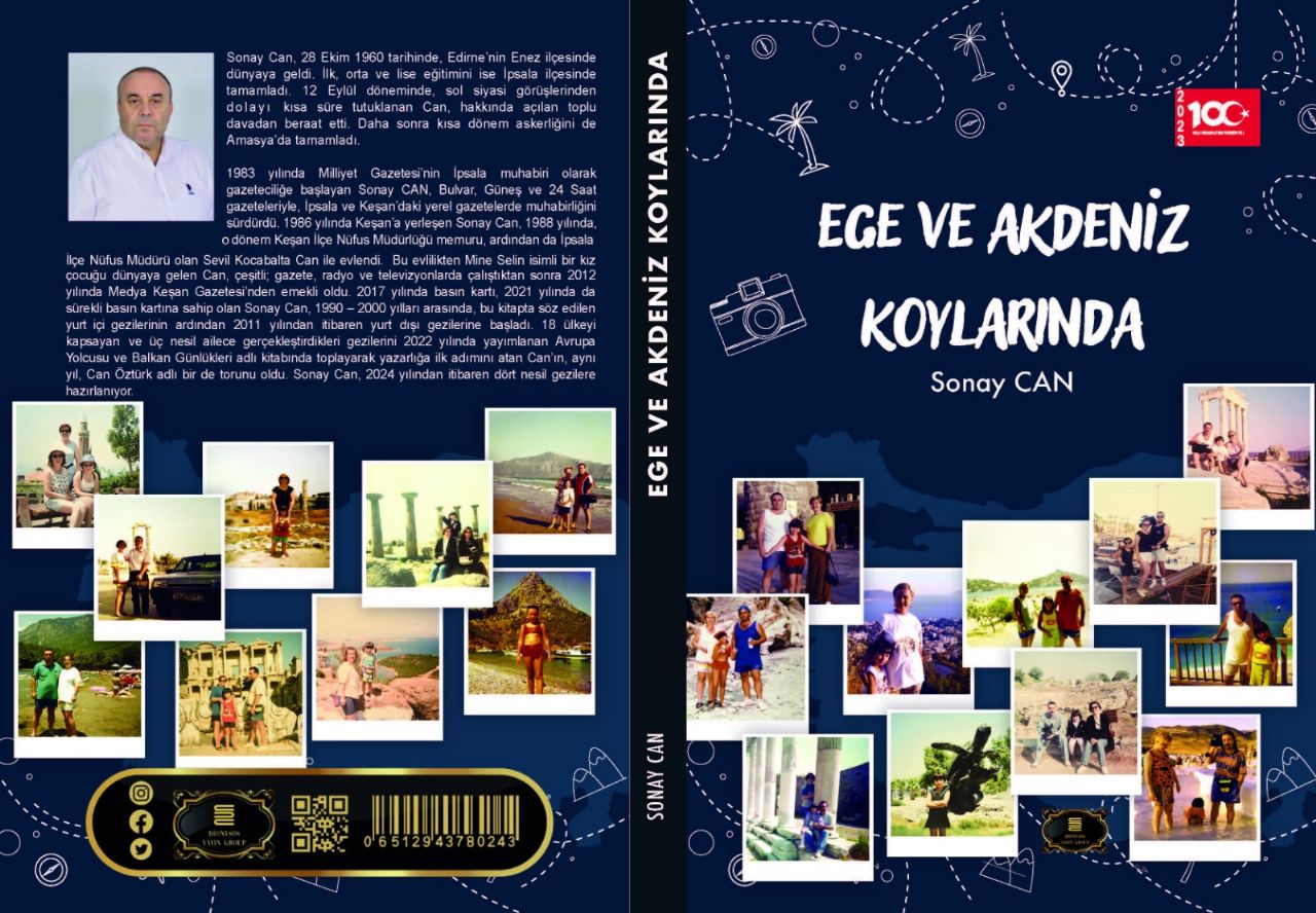 Sonay Can’dan 2. kitap: “Ege ve Akdeniz Koylarında” yayımlandı