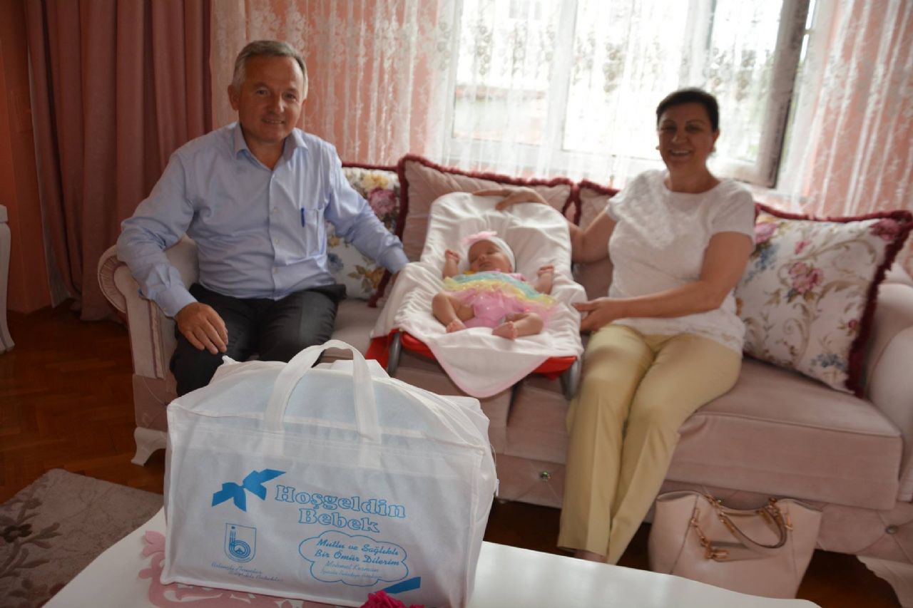 Belediyeden “Hoş geldin Bebek” Projesi Uygulamada..