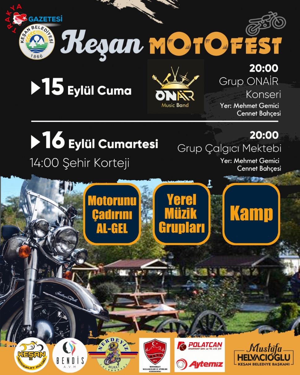 “Keşan Motofest” Başlıyor