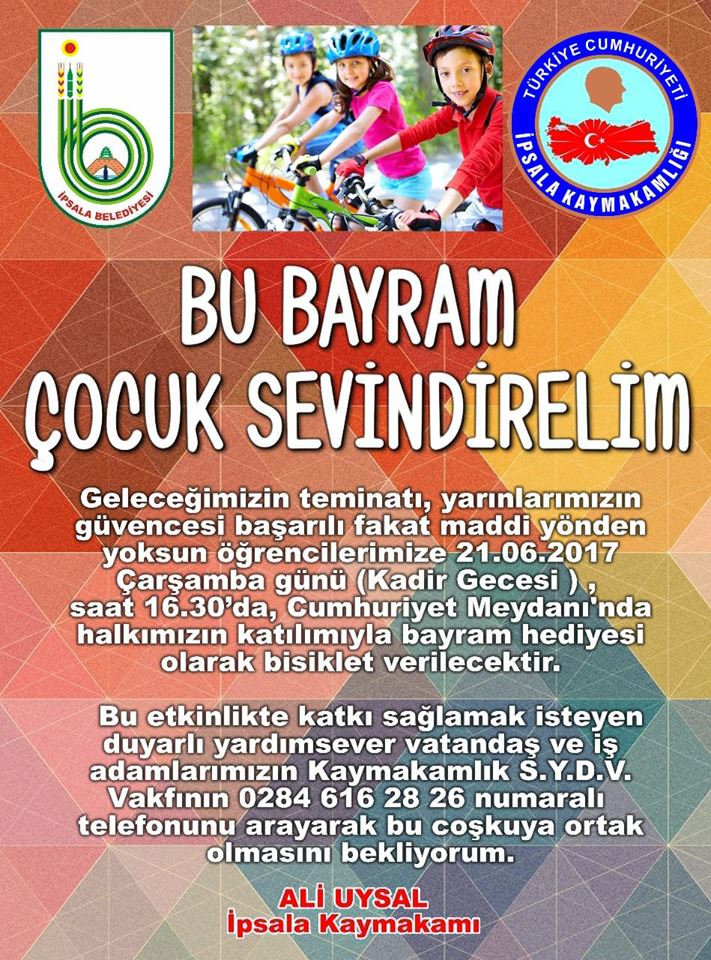 Bu Bayramda Çocuk Sevindirelim