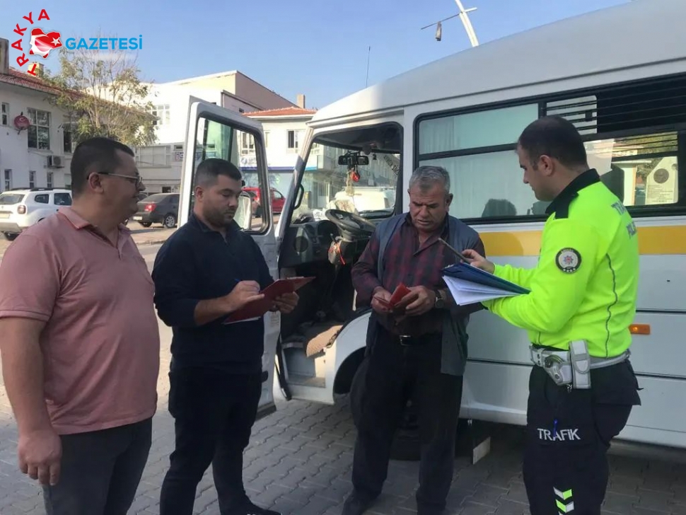 Servis Araçları Denetlendi