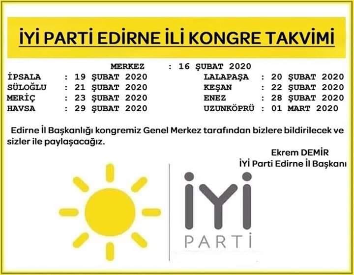 İYİ Parti’de Kongre Süreci Başladı.