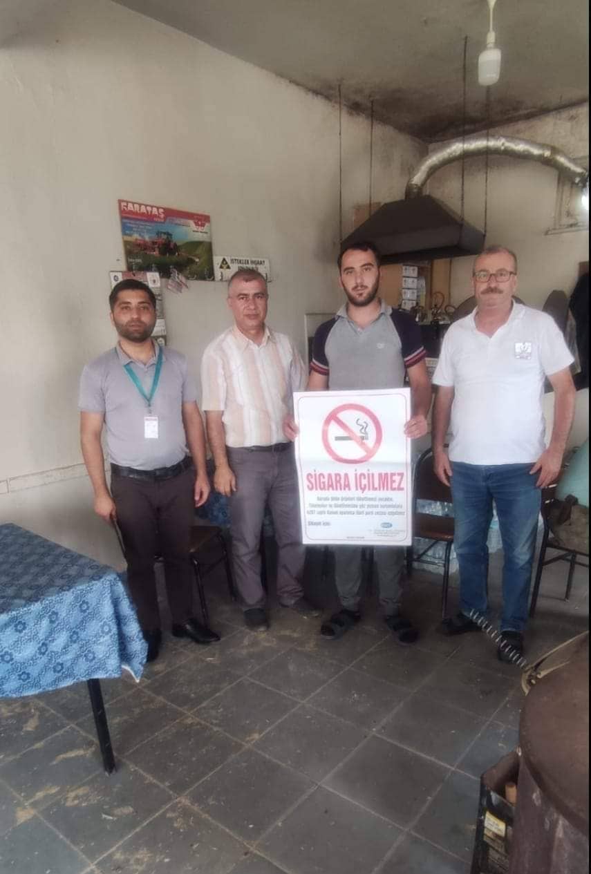 Kapalı Alanlarda Tütün Denetlemesi Yapılıyor