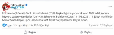 TOKİ'de Merakla Beklenen Kura Çekim Tarihi Belli Oldu