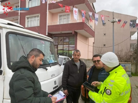 İpsala’da Servis Araçları Denetlendi.