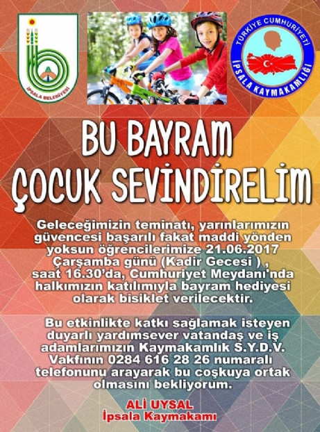 Bu Bayramda Çocuk Sevindirelim