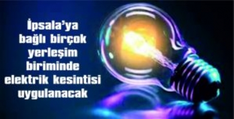 10 Gün Süreyle Elektrik Kesintisi Uygulanacak
