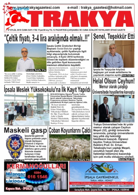 07 Eylül 2018