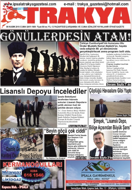 09 Kasım 2018