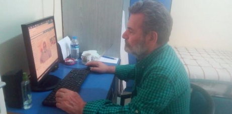 Duayen Gazeteci İsmet Yaraşır evden hizmet veriyor…