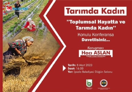 “Tarımda Kadın ”Toplantısı Bugün Yapılacak